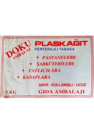 Doku Plas Kağıt Perforeli Tabaka 5 KG