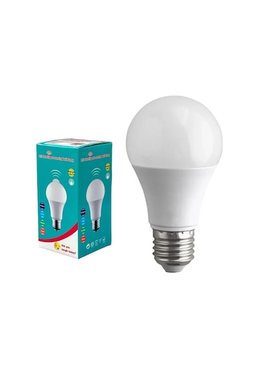 Gece Sensörlü 7 Watt 6500k Beyaz Led Ampul, Kendinden Sensörlü,