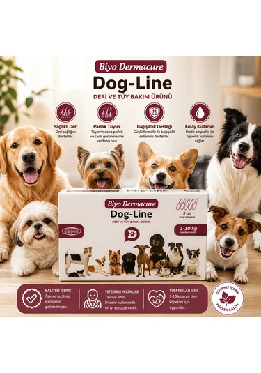 Biyo-dermacure Dog- Line 5 Ml 1-10kg 1ml5adet
