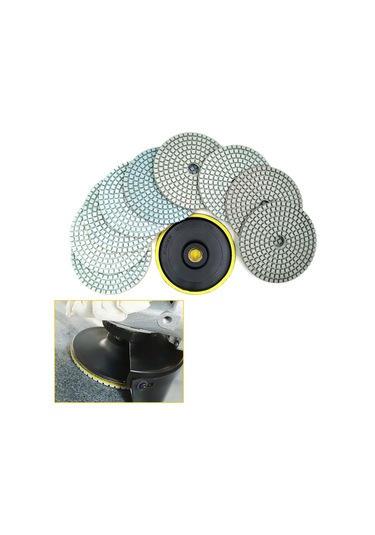 10 Parça Set Elmas Parlatma Pedleri 4 İnç Islak / Kuru E10060
