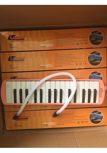Legend Me-32Pk Model 32 Tuş Çantalı Pembe Renk Melodika Seti