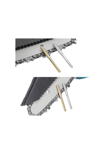 Ximistore9 Titanyum Kaplı Zımpara Uçları - 4.8mm 12'li Set, Yüksek Performanslı Testere Bileme Aksesuarı