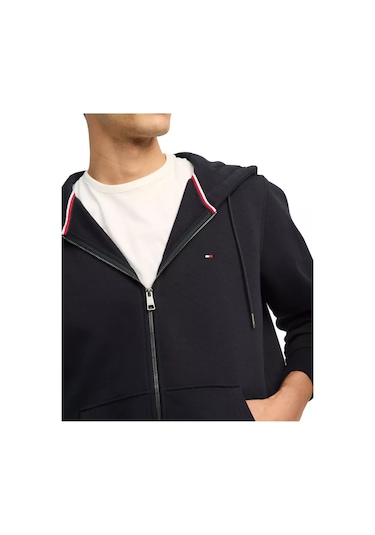 Tommy Hilfiger Tommy Hılfıger Erkek Sweatshırt Mw31492-001 Siyah