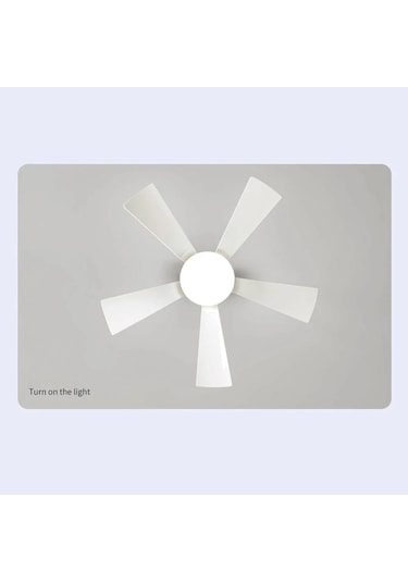 62 Watt 3 Renk Yanma Modlu Dimlenebilir Cata Lodos Kumandalı Fan Led Ampul