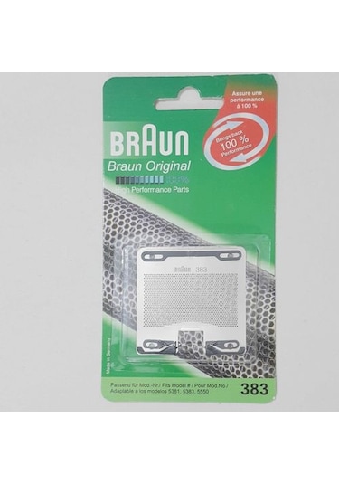 Braun 383 Tıraş Makinesi Eleği