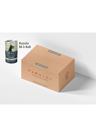 Promama Cynergy Kuzu Etli Yaş Konserve Yetişkin Köpek Maması 400 Gr 36'lı Koli