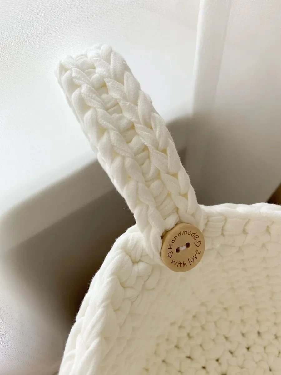 Sialia Knitting Beşik İçin Organizer-cep 206032397 Soğuk Beyaz