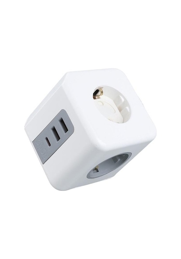 Vea Ve-23089 2x Usb 1x Type-c 3'lü Çocuk Ve Termal Korumalı Grup Priz