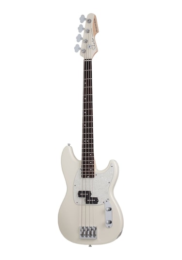 Schecter Banshee Bass Bas Gitar Vintage Olympic White