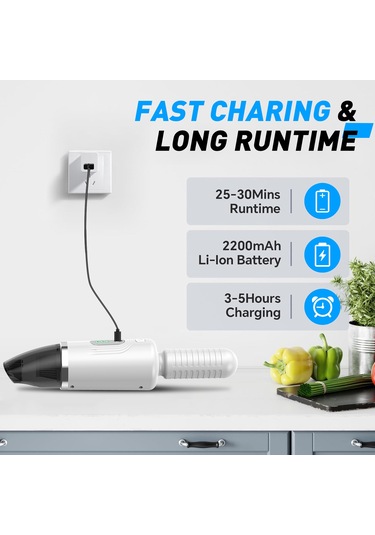 Jian Fan Ev Tipi Büyük Emişli Elektrikli Süpürge Siyah