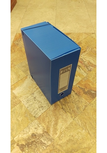 Saraoğlu Arşiv ve Proje Kutusu 29 x 36 x 15 CM Mavi 25 Adet