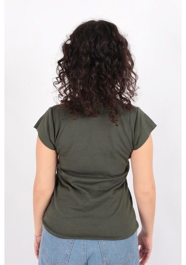 Busem S0016848 Kadın Bluz Haki