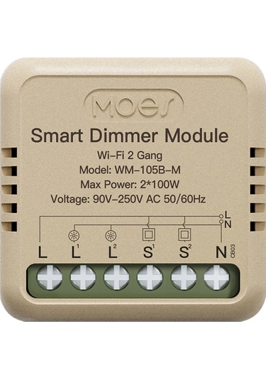 Reedark Akıllı Ev Işık Kontrol Modülü: Wi-fi, Zamanlayıcı, Ses Kontrolü, Alexa Ve Google Assistant Uyumlu, Işık Geçiş Efekti 5-15s