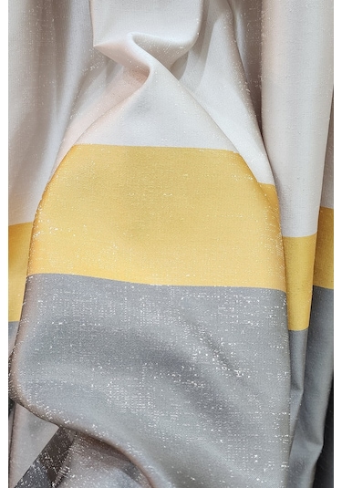 Vita Fon Perde Krem Gold Taş Vizon Renk Krem