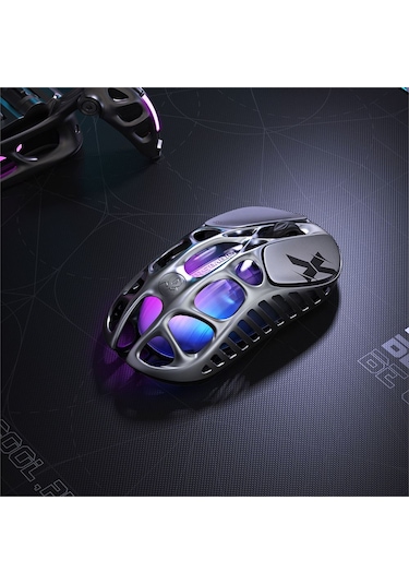 Gravastar Mercury K1 Pro+x Kablosuz Rgb Işıklı Mekanik Q Gaming Klavye Ve Optik Mouse Seti, Special Optik