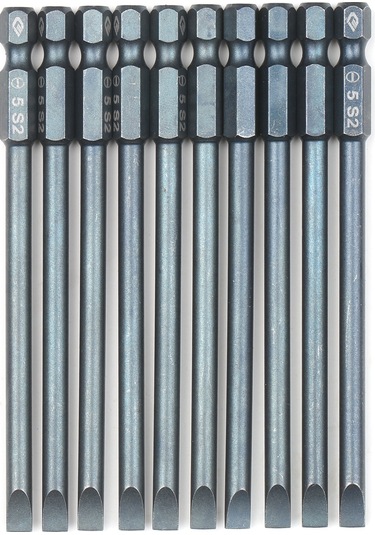 Neevoyu 10'lu Set S2 Çelik Manyetik Torna Ucu, Dayanıklı Darbeli, 10cm Uzunluk, Sl5, 1/4" Bağlantı, Yüksek Tork