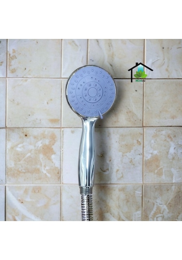 Mintev Mavi Mini Eco Duş Seti Krom Eco Hortum Ve Mafsal Mavi