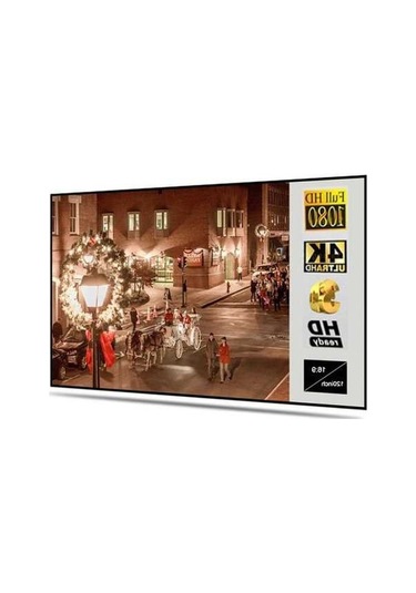 Artfulabode Taşınabilir Katlanabilir 120 İnç 16:9 Ev Sineması Projeksiyon Perdesi Jzr-gy