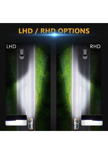 Geeksen Motorcycle Led Feneri Sol Sürücü Işık Tipi Spot 4 Csp-led Çip 70w 16000lm 6000k Ip68 Siyah H6 H4 Hs1 Uyumlu