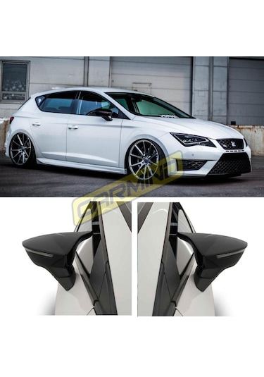 Seat Leon Batman Yarasa Ayna Kapağı Piano Black 2013-2019