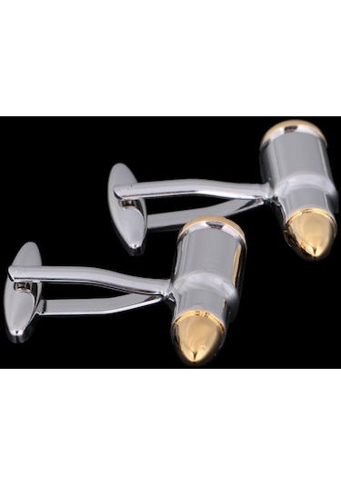 Suntek Erkek Kol Düğmeleri Komik Kol Düğmeleri Gümüş Takı Gümüş - Altın