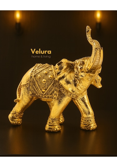 Timur Gold Fil Biblo & Heykel & Büst & Figür