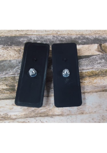 Motosiklet Uyumlu Reflektör Dikdörtgen 3.5cm X 9cm Koyu Gri Reflektör Takım Koyu Gri