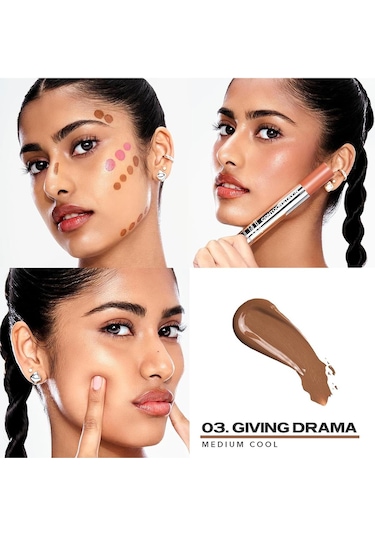 Sacheu Contour Stay-n Uzun Süre Kalıcı Likit Kontür 03 Giving Drama 9.57ml