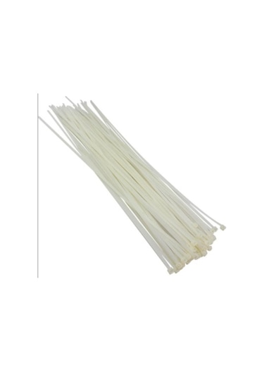 25 Cm Kablo Bağı Beyaz 100Lü Paket 3.6X250