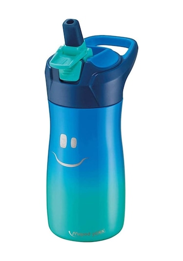 Maped Piknik 430 Ml Su Matarası Gülen Yüz Mavi 871203