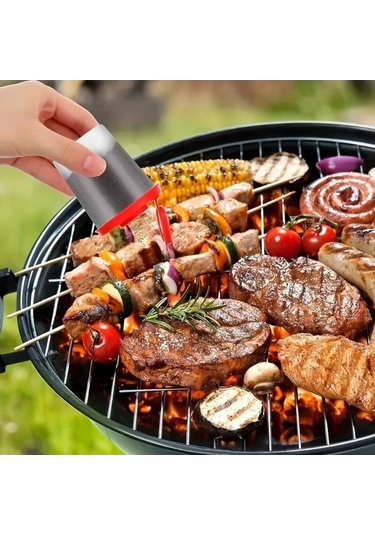 Trendooze 6lu Hava Geçirmez Portakal Tuz Karabiberlik Kamp Piknik Turuncu Turuncu