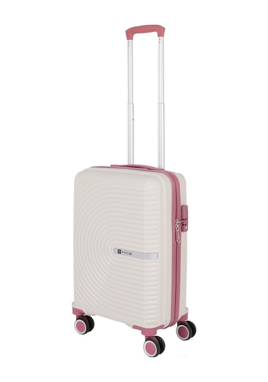 Mçs Polipropilen Valiz V374 55 Cm S21yy100000655 00434 Kemik/koyu Pudra Çok Renkli