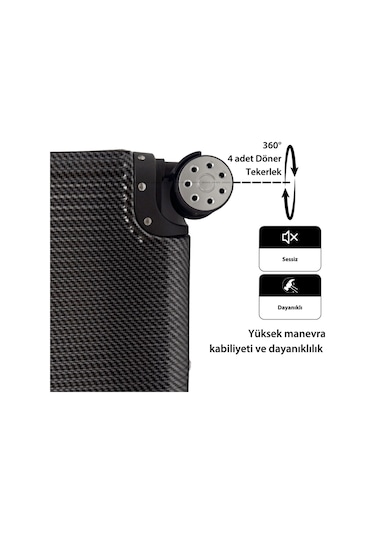 PC Venüs Aurora Serisi Valiz, Gold - Orta Boy Altın