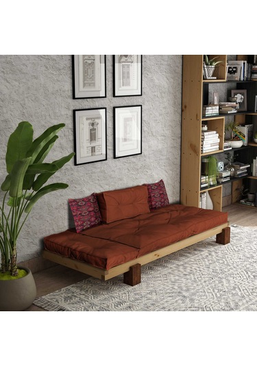 Woodesk Arin Masif Natural-kiremit Renk Sedir Cpt8373-200