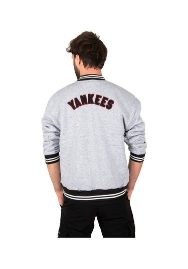 Deepsea Erkek Gri Çıtçıtlı Kolej Mont 2304760 Gri