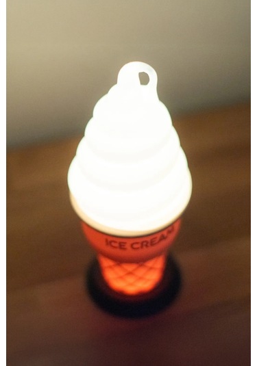 Dondurma Tasarımlı Dekoratif Led Aydınlatma Çok Renkli