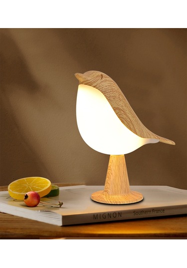 Yaozixa Kahverengi Ahşap Karga Figürlü Aromaterapi Led Lambası - Ev Odası/arka Pencere Işıklı Dekoratif Aydınlatma, Dokunmatik Şarjlı Diğer