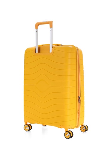 Ççs 5242 Polipropilen Körüklü Orta Boy Valiz-sarı Sarı