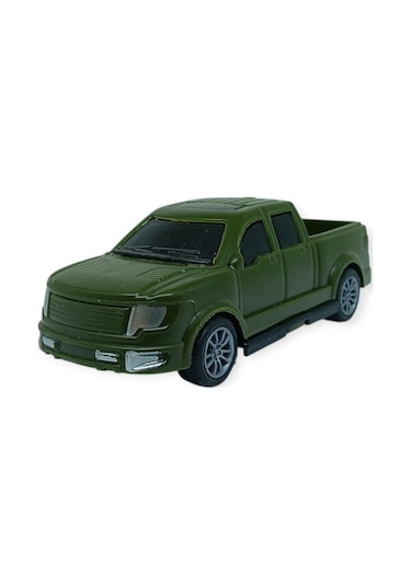 Çek Bırak Arabalar 10 Cm - Yeşil Pick-up Yeşil