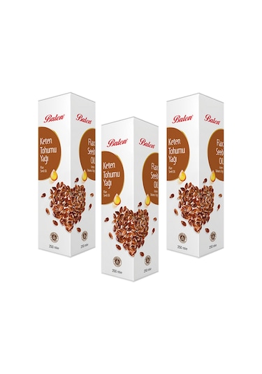 Balen Keten Tohumu Yağı 3 x 250 ML