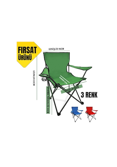 Catpower Kamp Sandalyesi Yeşil