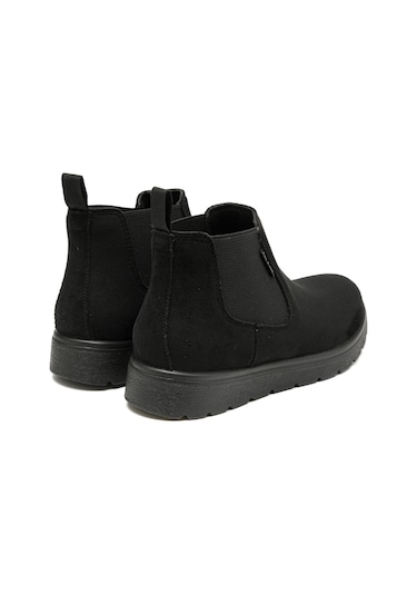 Bot Kadın 45 U33 Vx Fly Flot Cloth Woman Ankle Boot Black Siyah