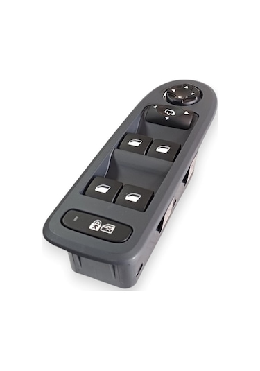 Peugeot 5008 14-16 Sol Ön Kapı Dörtlü Cam Düğmesi Ayna Katlamalı