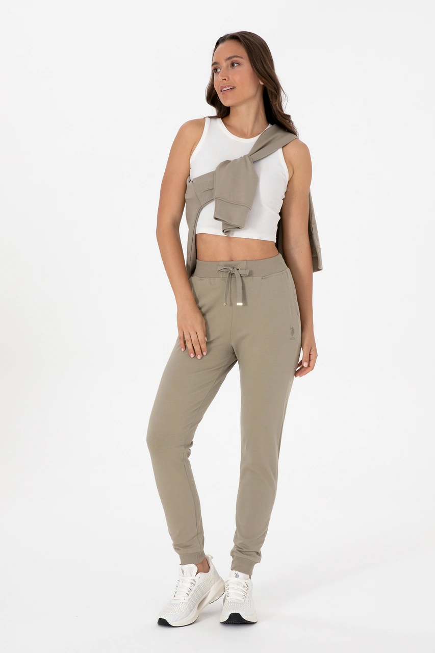 U.s. Polo Assn. Kadın Açık Haki Eşofman Altı 50313584-vr183 Acık Hakı