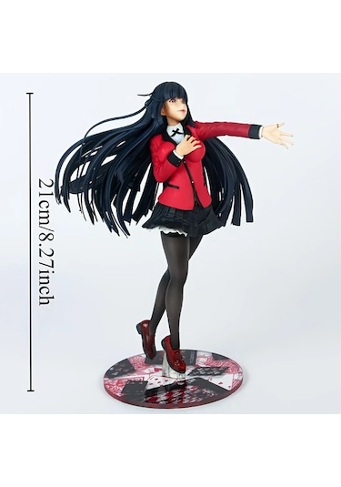 Maxaccess Anime Figürü Pvc Masaüstü Heykeli Değiştirilebilir Yüzler Kırmızı Siyah