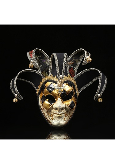 Cadılar Bayramı Partisi Karnaval Maskesi, İtalya Venedik Maskeli Balo Noel Cosplay Maskesi Mavi