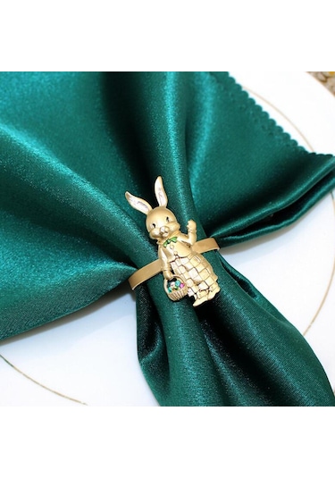 Suntek Paskalya Tavşanı Tavşan Peçete Halkaları Stil-c