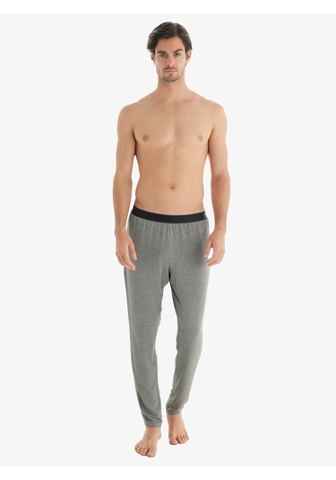 Erkek Premium Viskon Yumuşak Kumaş Gri Tek Alt C6t2n7o04 Gri