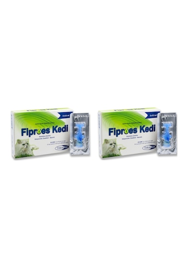 Teknovet Kedi Dış Parazit Pire Kene Bit Ense Damlası 2'li 3 x 0.5 ML
