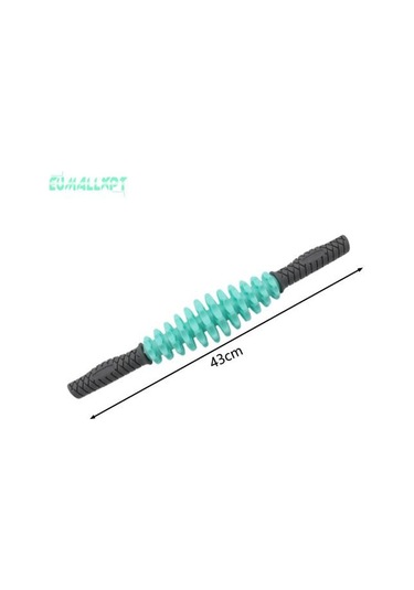 Kırmızı Kaymaz Saplı Yıkanabilir Yoga Çubuğu - Derin Rahatlama, Ayarlanabilir Dişli, 12 Tekerlek, Ev İçin Spor Salonu Egzersiz Masaj Silindiri Kırmızı